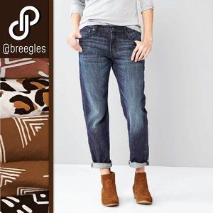 GAP 1969 Sexy Boyfriend Jeans in Dark Indigo